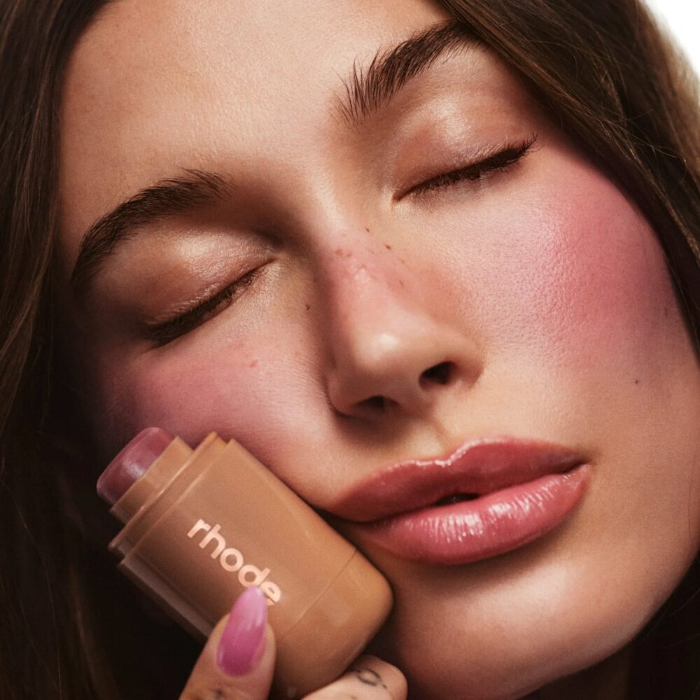 rhode skin pocket blush in sleepy girl - soft mauve - new in box